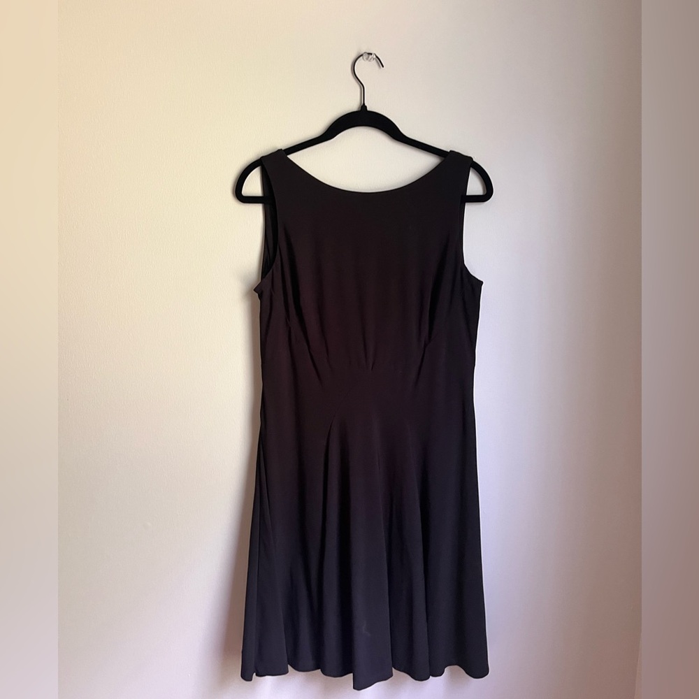 Black Fit and Flare Mini Dress